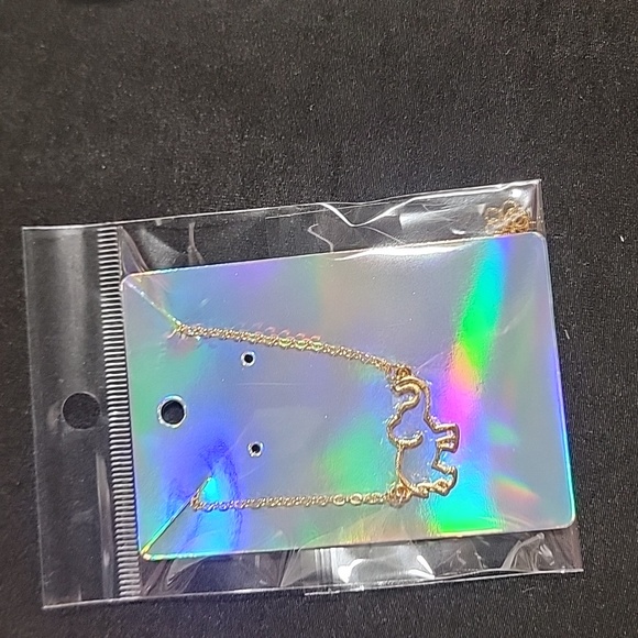 Elephant Charm Link Golden Necklace NWT - Picture 4 of 4